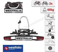Westfalia BC60 AHK Fahrradträger für 2 Räder eBikes Anhängerkupplung klappbar