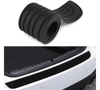 WETCL Stoßstangenschutz aus Gummi Für Porsche Cayenne 9PA/955 92A/958 9YA/PO536,Kratzfeste Trunk Türeinstiegsleisten Zubehör Trim-Abdeckung, Autoschutzgerät,104X9CM-A-black