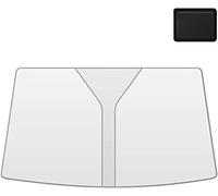 WGZNYN Auto Frontscheiben Sonnenschutz für Hyundai ix35 2009 2010 2011 2012 2013-2015, Faltbarer Windschutzscheibe Sonnenschutz Blockiert UV-Strahlen,Silver