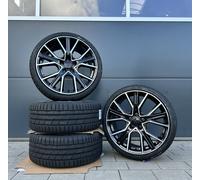 2DRV WH34 Schwarz Hochglanzpoliert Alufelge 19 Zoll ET30 5x112 ML66,6