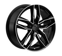 2DRV WH40, 7.5x18 5/112 ET49, schwarz Front poliert