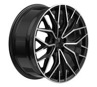 2DRV WH37 Schwarz Hochglanzpoliert Alufelge 19 Zoll ET48 5x112 ML66,6