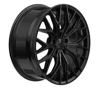 2DRV WH37 Schwarz Glanz Lackiert Alufelge 19 Zoll ET46 5x114,3 ML72,6