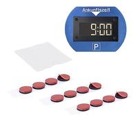 WHFGSOM 12 Stück Klebepad doppelseitige Klebende Pad kompatibel mit Needit Park Lite 1411/Park Lite One Auto Parkscheibe (Klebepads und Reinigungstuch Set)