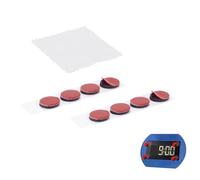 WHFGSOM 8 Stück Klebepad Hitzebeständige Klebende Pad kompatibel mit Needit Park Lite 1411, Lite One Parkscheibe für Windschutzscheibe (Klebepunkt, inkl. Reinigungstuch)