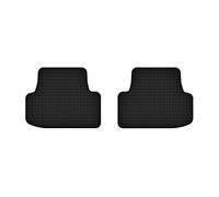 Wielganizator Gummimatten hinten passend für Volkswagen T-Cross (2019-) Crossover | 2-teiliges Set | bessere Passform als universell | Schwarz