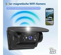 WIFI Solar Rückfahrkamera Funk Kabellos Für Android Phone iPhone LKW Van Auto RV