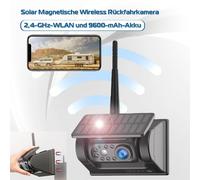 WIFI Solar+Rückfahrkamera Funk Kabellos Für Android Phone iPhone RV LKW Van Auto