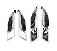 WIJHJET Auto Türgriff Innentürgriffe Für Skoda Für Superb 2001-2008 Für VW Für Lavida 2008-2012 Auto Innen Tür Griff Interne Schlüssel Öffnen Die(4PCS Silver)