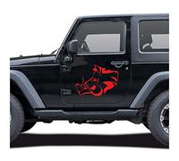 Wildschwein Aufkleber Folie Dekor für Auto Kfz Zubehör Keiler Kopf Motiv Wildsau Eber Jagen Jäger Förster Jagd Autoaufkleber (Karminrot, Groß KX042)