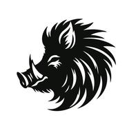 Wildschwein Kopf Aufkleber 15 x 15 cm viele Farben PKW Fahrzeug Design Styling