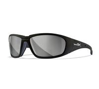 Wiley X WX BOSS Silber Flash verspiegelt Motorradbrille Schutzbrille Ma. Schwarz
