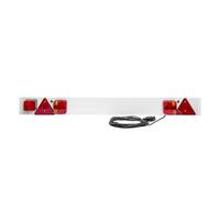 Anhänger Lichtleiste 7-polig, Breite 137cm & 6m Kabel, mit u.a. Rücklicht, Bremslicht & Blinklicht