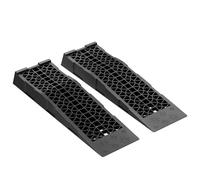 Wiltec Auffahrrampe 2er Set mit 5 t Traglast, robuste Autorampen aus PP, Unterlegkeile 70 x 20 x 7,8 cm, Flache Auffahrkeile für Pkw, Camper, Tiefe Fahrzeuge, ideal für Wartungsarbeiten