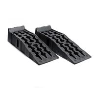 Wiltec Auffahrrampe für Pkw 2er Set bis 5 t Traglast, robuste Autorampen aus PP, Unterlegkeile 90,5 x 30 x 21,5 cm, Auffahrkeile mit rutschsicherem Boden, ideal für Wartungsarbeiten