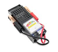 Wiltec Batterietester für 6V und 12V Batterien/Akkus, mit 2 Klemmzangen, justierbarer Skala, Batterieprüfer für Pkw Ladesystem, Lichtmaschine, Anlasser