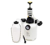 Wiltec Bremsenentlüftungsgerät 3 l + 1 l Bremsenentlüfter mit Absaugbehälter, Bremsentlüfter zum Bremsflüssigkeit Wechsel und Bremsen Entlüften