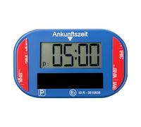 Wiltec Elektronische Parkscheibe mit Solarpanel - Digitale Parkuhr mit automatischer Zeitumschaltung und KBA-Zulassung