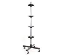 Wiltec - Felgenbaum Fahrbar Reifenständer Reifenbaum Felgenständer Reifenwagen bis 225 mm Reifen