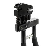 Wiltec Kombinierte Absetzzange Lochzange, 290 mm lang, 13 mm Absetztiefe, Falzzange für Karosseriebleche, Blechzange mit gummiertem Griff