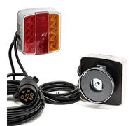 LED Rückleuchte mit Magneten, 7-poliger Stecker, 12V, E11, für Anhänger