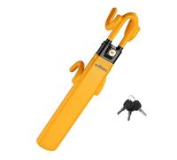 Wiltec Lenkradkralle inkl. 3 Schlüssel 490 x 90 x 98 mm für Lenkräder mit Durchmesser 190-315 mm