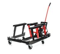 Wiltec Set 680Kg Motorradheber Montageständer Atv Quad + Montagebock Mit Rädern