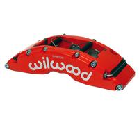 Wilwood 120-14318 TC6 Radialer Bremssattel Vorne Links 6 Kolben Rot