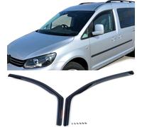 Windabweiser Regenabweiser Windschutz Schwarz Smoke für VW Caddy 3 04-15