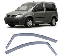 Windabweiser Regenabweiser Windschutz Schwarz Smoke für VW Caddy 3 2K 04-15