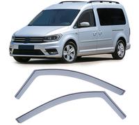 Windabweiser Regenabweiser Windschutz Schwarz Smoke für VW Caddy 4 SA ab 15