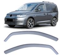 Windabweiser Regenabweiser Windschutz Schwarz Smoke für VW Caddy 5 SB ab 20