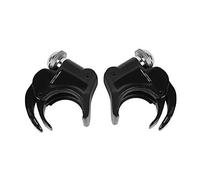 Windschild Klammern 49mm für Harley Davidson Dyna Street Bob 06-17 Windschutzscheiben schwarz