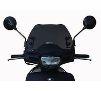 Windschild Kymco Like 125 S (ab 2021) dunkelgrau mit lackierten Stangen Art. 29155