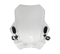 Windschild Motorrad Für Kawasaki Für Eliminator 500 Für W800 Für EN500 Für W650 Für VN800 Zephyr 550 750 Motorräder Windschutzscheibenabdeckungen Motorrad Einstellbar Moto Windschild(Transparent)