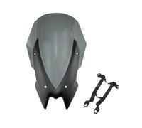 Windschild Motorrad Für Kawasaki Für Z900 Für Z650 2020-2023 Motorrad Zubehör Windschutz Windschutz Visier Deflektor Deflektor Windschutzscheibe (Color : Ink Grey)