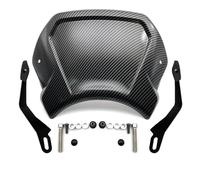 Windschild Motorrad-Windschutzscheibe Für Yamaha XSR700 (2016-2022), XSR 700 XTRIBUTE (2019-2021), XSR900 (2016-2021) Windschutzscheibe(Carbon-Look,700)