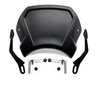 Windschild Motorrad-Windschutzscheibe Für Yamaha XSR700 (2016-2022), XSR 700 XTRIBUTE (2019-2021), XSR900 (2016-2021) Windschutzscheibe(Schwarz,700)