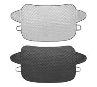 Windschutzscheibe Abdeckung Premium 94x144,5cm Befestigung 2 Gummibändern Frost - Schnee - Eis - Regen - Sonne - Schmutz