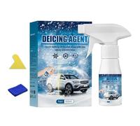 Windschutzscheiben-Enteisungsspray - 60 ml Eisentferner für Autos, LKWs, SUVs | Enteisungsspray mit und Handtuch, Auto-Winter-Windschutzscheibenschutz, Schnee- und Frostwetter-Sicherheitslösun