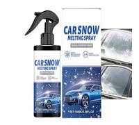 Windschutzscheiben-Enteisungsspray - Schnell Wirkendes Schneeschmelzspray | Auto-Enteiser, 100 Ml, Schnelle Anwendung Für Frost Und Eisentfernung, Alle Fahrzeuge, Verhindert Erneutes Einfrieren Von Fe