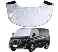 Windschutzscheibenabdeckung für Ford Transit Custom12-22 - Frontscheibenabdeckung Premium 2-lagige Baumwolle mit Magnetunterlage für Ganzjährigen Schutz, UV-Reflexion und gegen Sonne, Schnee und Eis