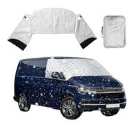 Windschutzscheibenabdeckung für VW T6, Externe Scheibenabdeckung mit innerer Baumwolle Frontscheiben-Wickelabdeckung Scheibenfrostschutz Anti-Sonnenschutz Frost Thermomatten Sonnenschutz