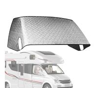 Windschutzscheibenabdeckung Sonnenschutz Für Wohnmobil-Windschutzscheibe Frontscheiben-Wickelabdeckung Faltbare Thermo-Windschutzscheibenabdeckung UV-beständiger Sonnenschutz