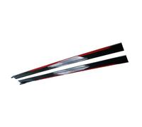 Winglet Diffusor Seitenschweller 8 Stück Für Toyota Für Corolla Für Camry Für Sienna 86 Für Scion Für FR-S Alle Modelle Universal Seitenschweller Winglet Splitter Lip Side Spoiler(Rot)