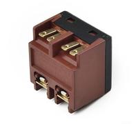 Winkelschleifer Drucktastenschalter Ersatzteil, 100 mm Drucktastenschalter Ersatz für Werkstattausrüstung Schleifmaschine Metallschneiden Kunststoffbau Reparatur Wartung, Schwarz