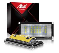 WinPower LED Kennzeichenbeleuchtung Nummernschildbeleuchtung CanBus Fehlerfrei 6000K kaltweiß für 3er E46 Facelift 2D/M3 2003-2006, 2 Stück