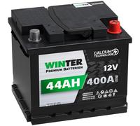 WINTER 12V 44Ah Autobatterie Starterbatterie WARTUNGSFREI statt 45Ah