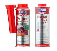 Winter Additiv Set LIQUI MOLY 1x Super Diesel Additiv 1x Kraftstoffadditiv