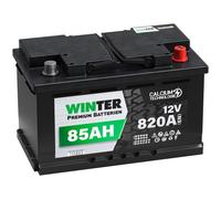 WINTER Autobatterie 12V 85Ah 820A/EN ersetzt 80AH Starterbatterie